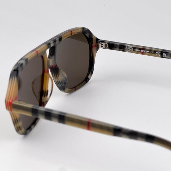 Burberry Kids JB4340 Sunglasses – Vintage Check Brown Pilot Frame | Model 377873 - Picture 7 of 9